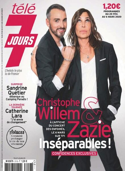 Tele 7 Jours – 06 mars 2020 Cover