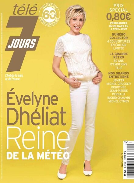 Tele 7 Jours – 28 mars 2020 Cover