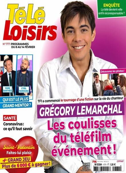 Tele Loisirs – 3 Fevrier 2020 Cover