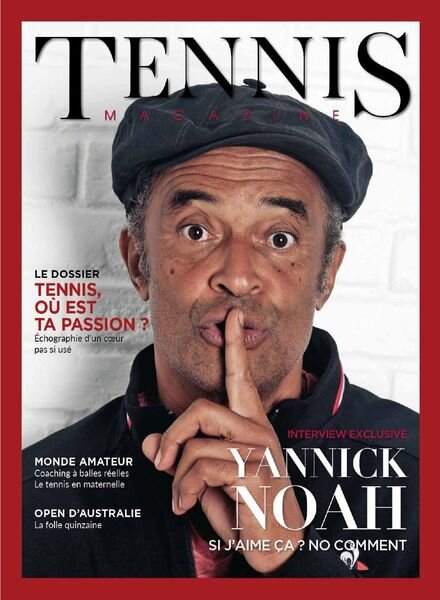 Tennis Magazine France – mars 2020 Cover