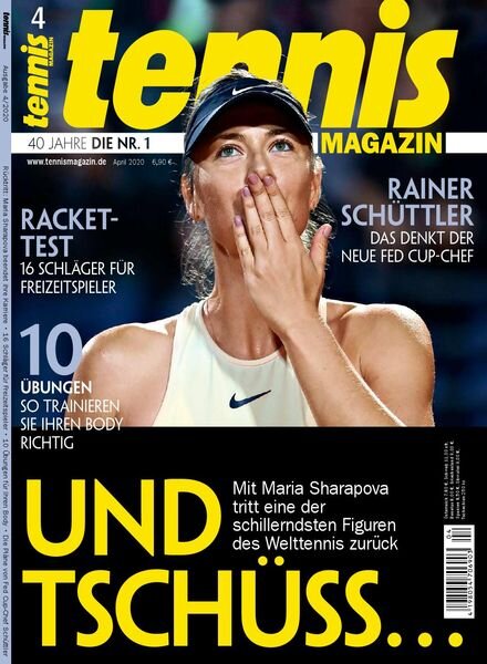 tennis – Marz 2020 Cover