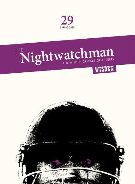 The Nightwatchman – Issue 29 – Spring 2020 Cover