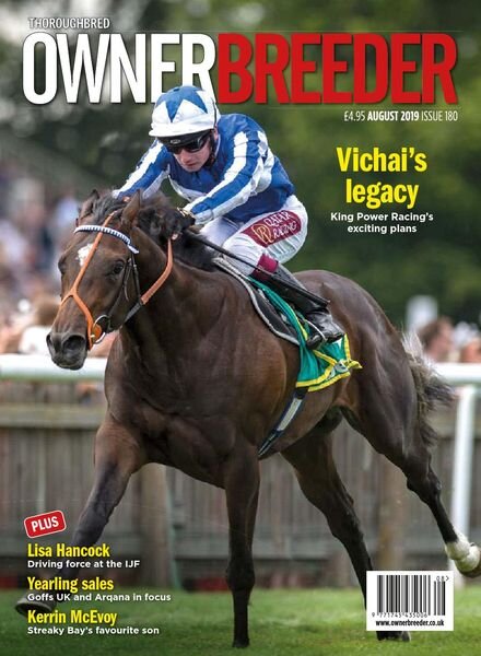 Thoroughbred Owner Breeder – Issue 180 – August 2019 Cover