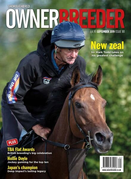 Thoroughbred Owner Breeder – Issue 181 – September 2019 Cover