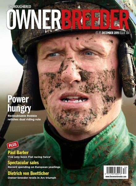 Thoroughbred Owner Breeder – Issue 184 – December 2019 Cover