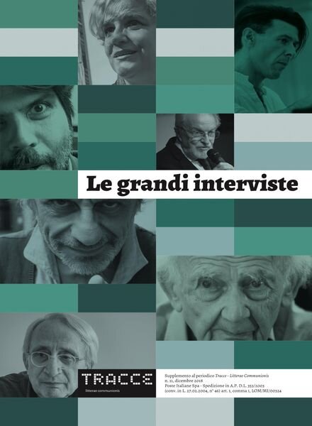 Tracce – Le grandi interviste – Dicembre 2018 Cover