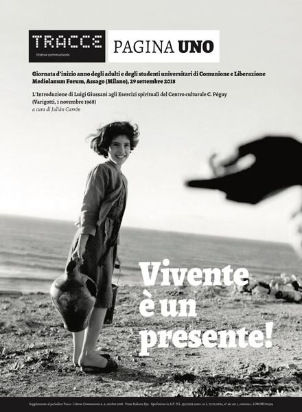 Tracce – Pagina Uno – Ottobre 2018 Cover