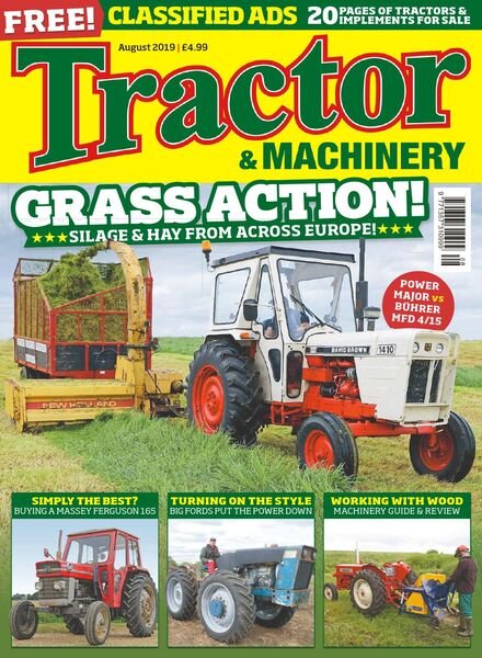 Tractor & Machinery – August 2019 Cover