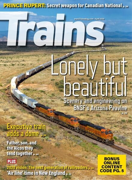 Trains – April 2020 Cover