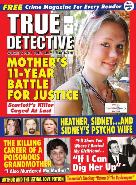 True Detective – November 2019 Cover