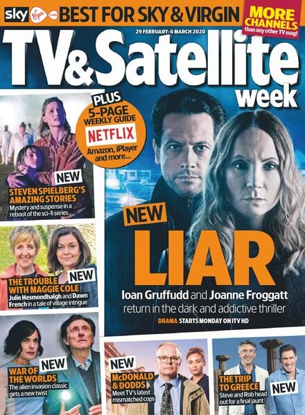 TV & Satellite Week – 29 February 2020 Cover