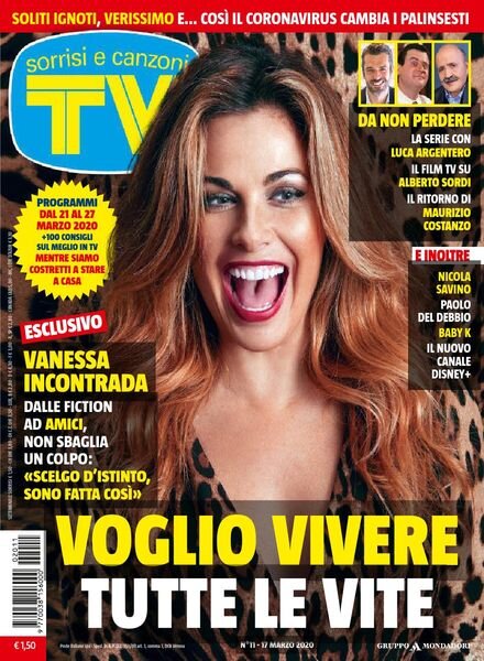 TV Sorrisi e Canzoni – 17 marzo 2020 Cover