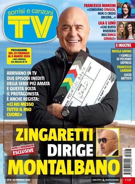 TV Sorrisi e Canzoni – 25 Febbraio 2020 Cover