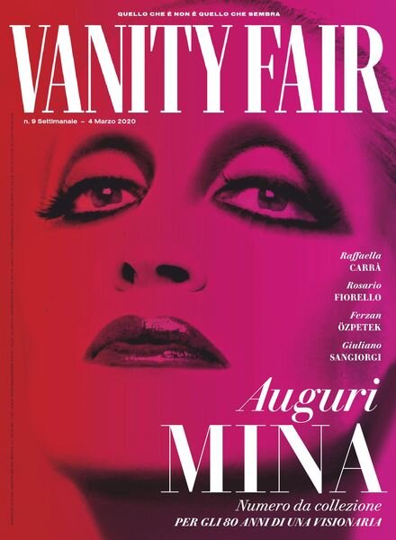 Vanity Fair Italia – 04 marzo 2020 Cover