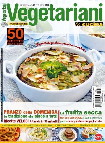 Vegetariani in Cucina – Aprile-Maggio 2020 Cover