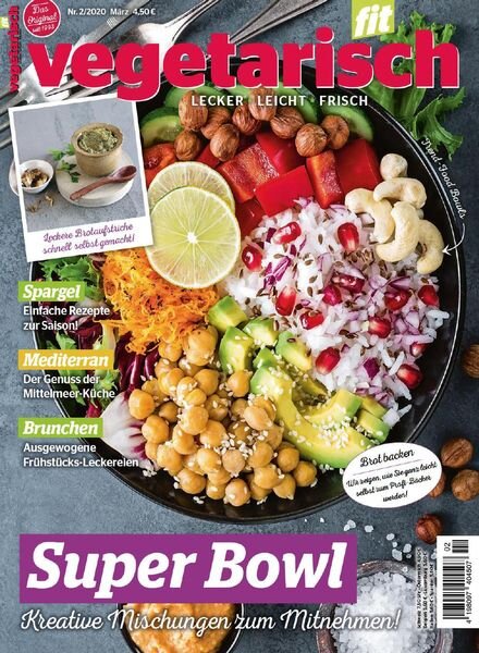 Vegetarisch Fit – Marz-April 2020 Cover