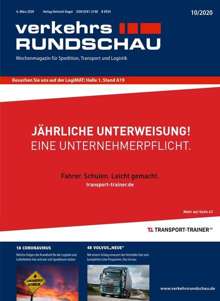 VerkehrsRundschau – 02 Marz 2020 Cover