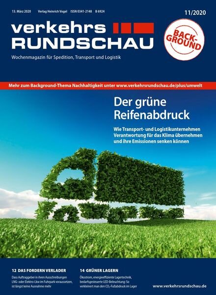 VerkehrsRundschau – 09 Marz 2020 Cover