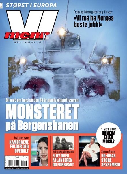 Vi Menn – 06 mars 2020 Cover