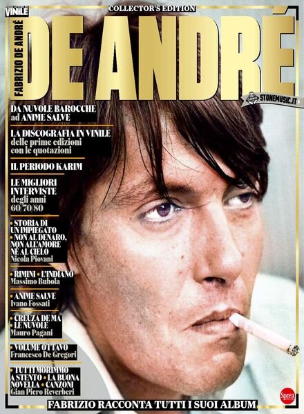 Vinile Monografie – Fabrizio De Andre – Febbraio-Marzo 2020 Cover