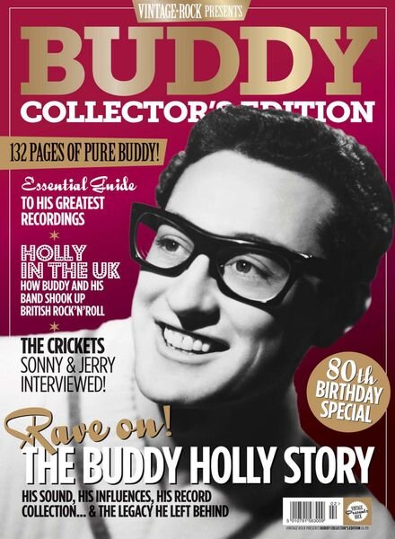 Vintage Rock Presents Buddy Holly – April 2016 Cover
