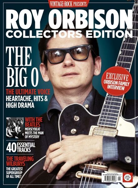 Vintage Rock Presents Roy Orbison – September 2017 Cover