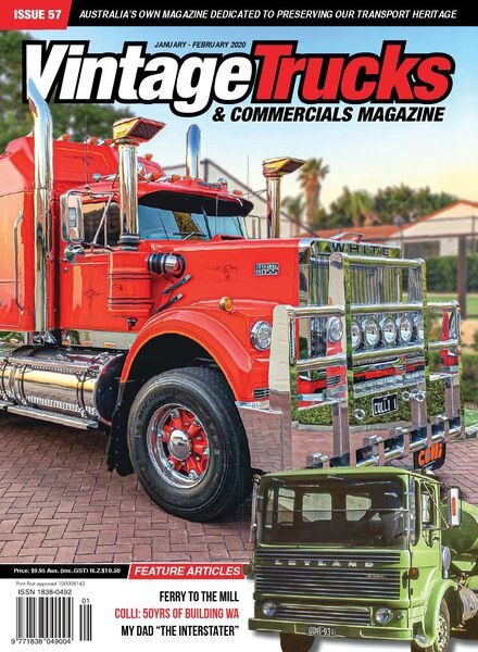 Vintage Trucks & Commercials – January-Febuary 2020 Cover