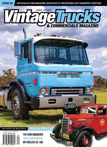 Vintage Trucks & Commercials – March-April 2020 Cover