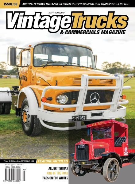 Vintage Trucks & Commercials – May-June 2019 Cover
