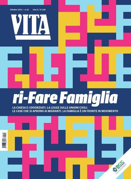 Vita – Ottobre 2015 Cover