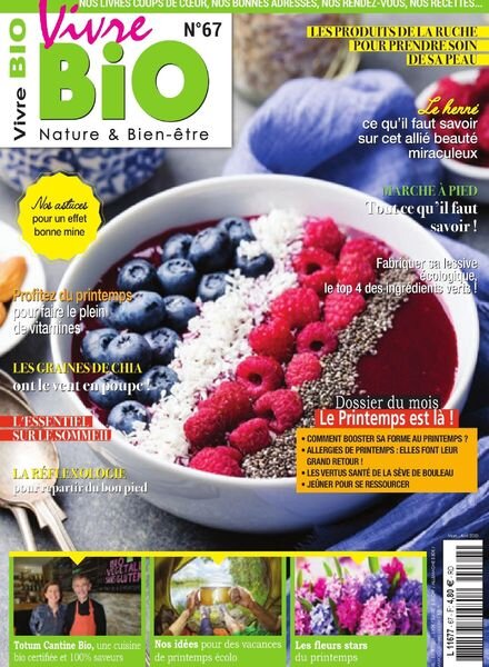 Vivre Bio – Mars-Avril 2020 Cover