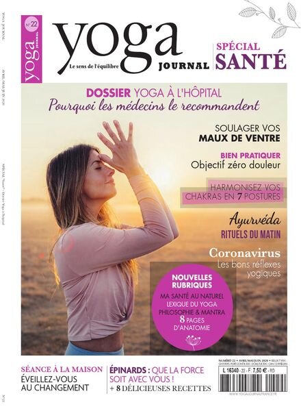 Yoga Journal France – mars 2020 Cover