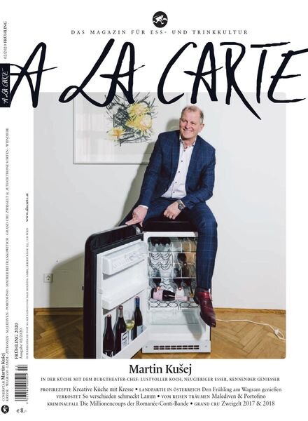 A la Carte – April 2020 Cover