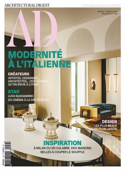 AD Architectural Digest France – mars-avril 2020 Cover