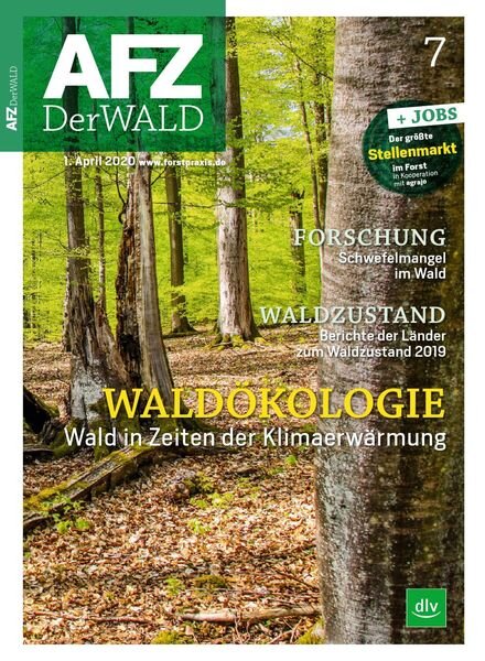 AFZ-DerWald – 20 Marz 2020 Cover