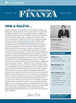 Altroconsumo Finanza – 31 Marzo 2020