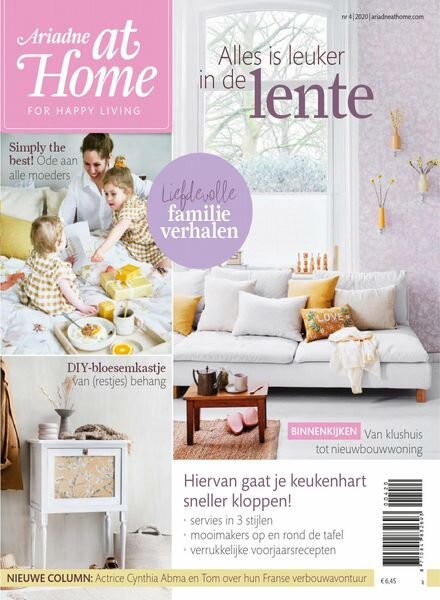 Ariadne at Home – april 2020 Cover