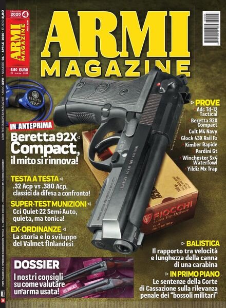 Armi Magazine – Aprile 2020 Cover