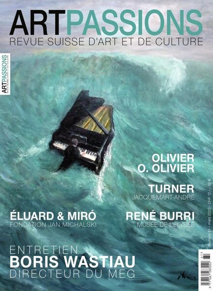Artpassions – avril 2020 Cover
