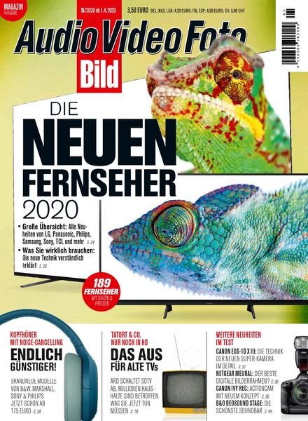 Audio Video Foto Bild – April 2020 Cover