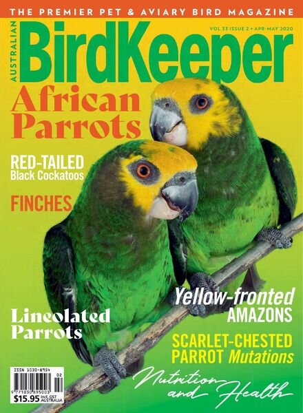 Australian Birdkeeper – April-May 2020 Cover