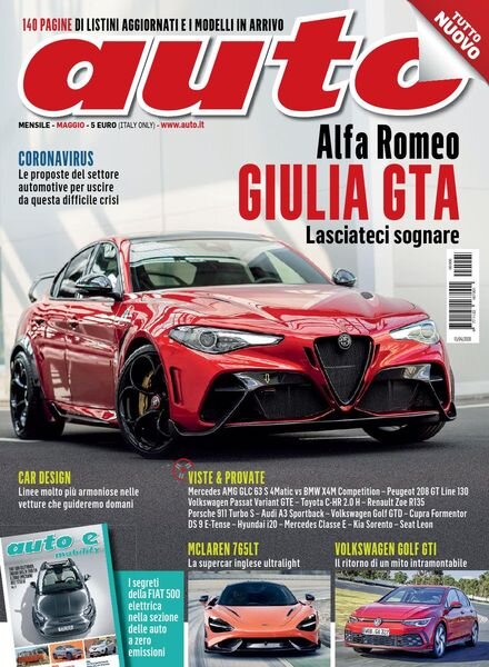 Auto – Maggio 2020 Cover