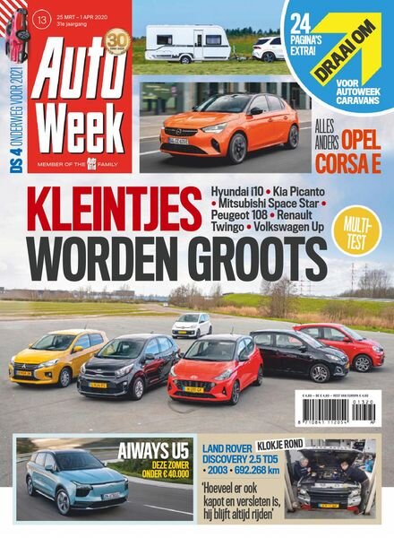 AutoWeek Netherlands – 25 maart 2020 Cover