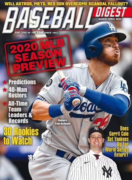 Baseball Digest – March-April 2020 Cover