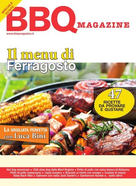 BBQ Magazine – Speciale Numero 1 – Agosto 2016 Cover