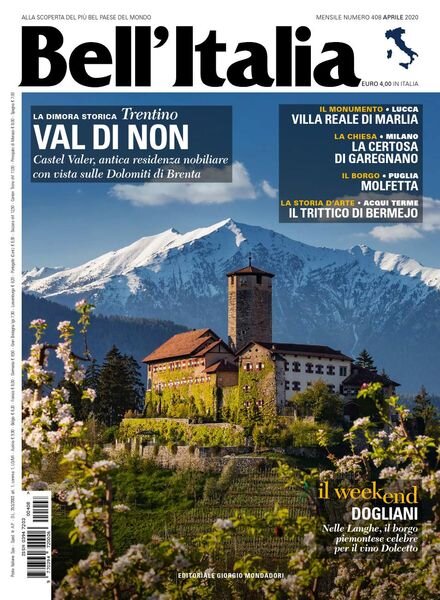 Bell’Italia – Aprile 2020 Cover