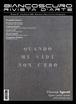 Biancoscuro Rivista d’Arte – Aprile-Maggio 2020