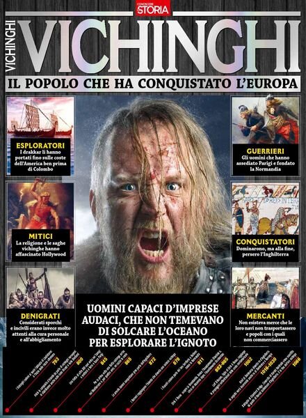 Biografie di Conoscere la Storia – Vichinghi – Ottobre-Novembre 2017 Cover