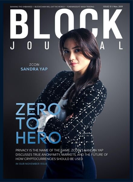 Block Journal – Issue 13 – November 2019 Cover