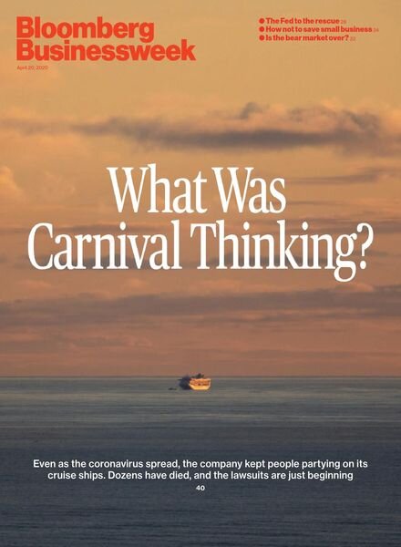Bloomberg Businessweek Asia Edition – 20 April 2020 Cover